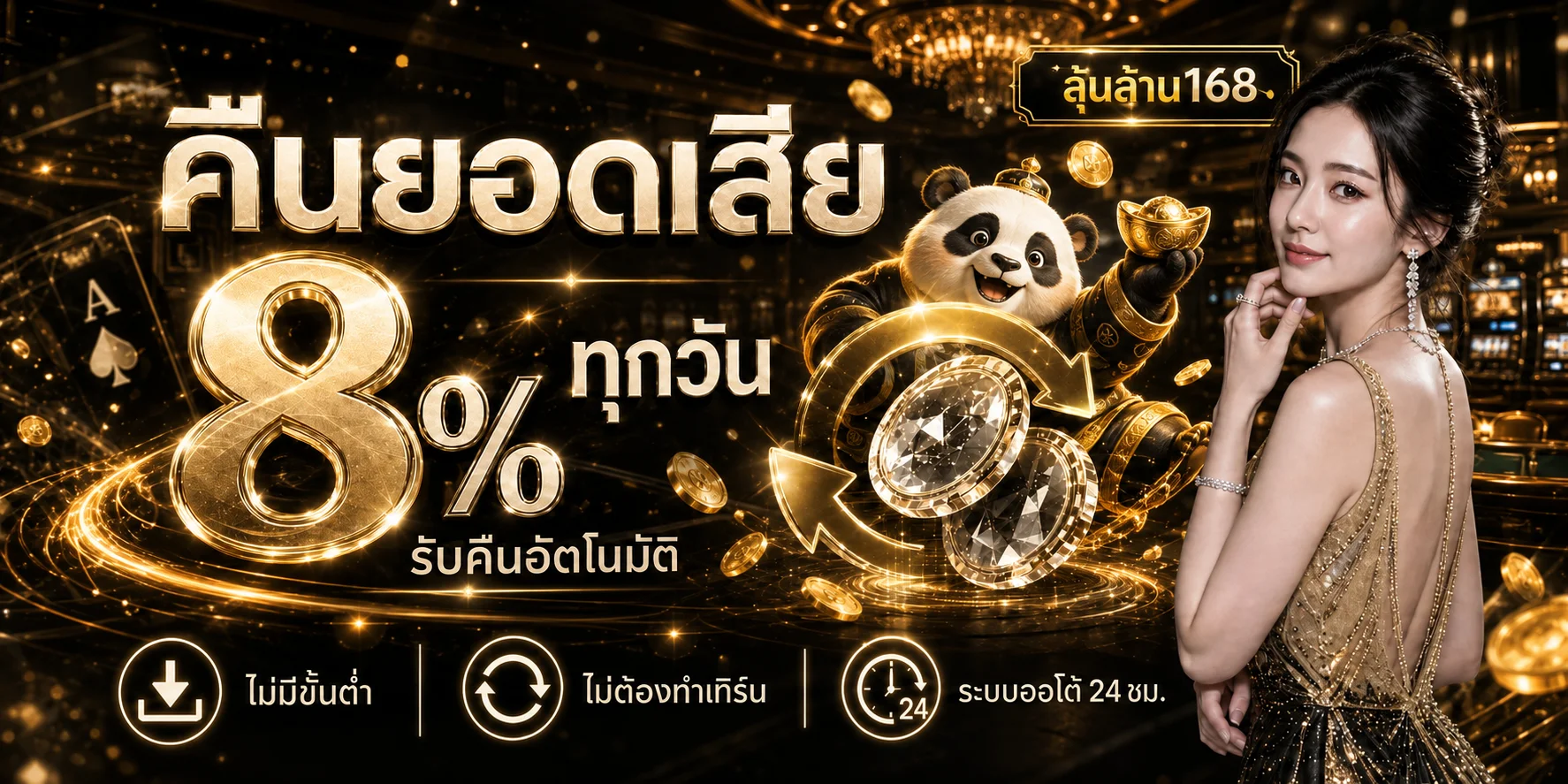 ลุ้นล้าน168 (Lunlan168) ทางเข้าเว็บตรงครบทุกบริการ